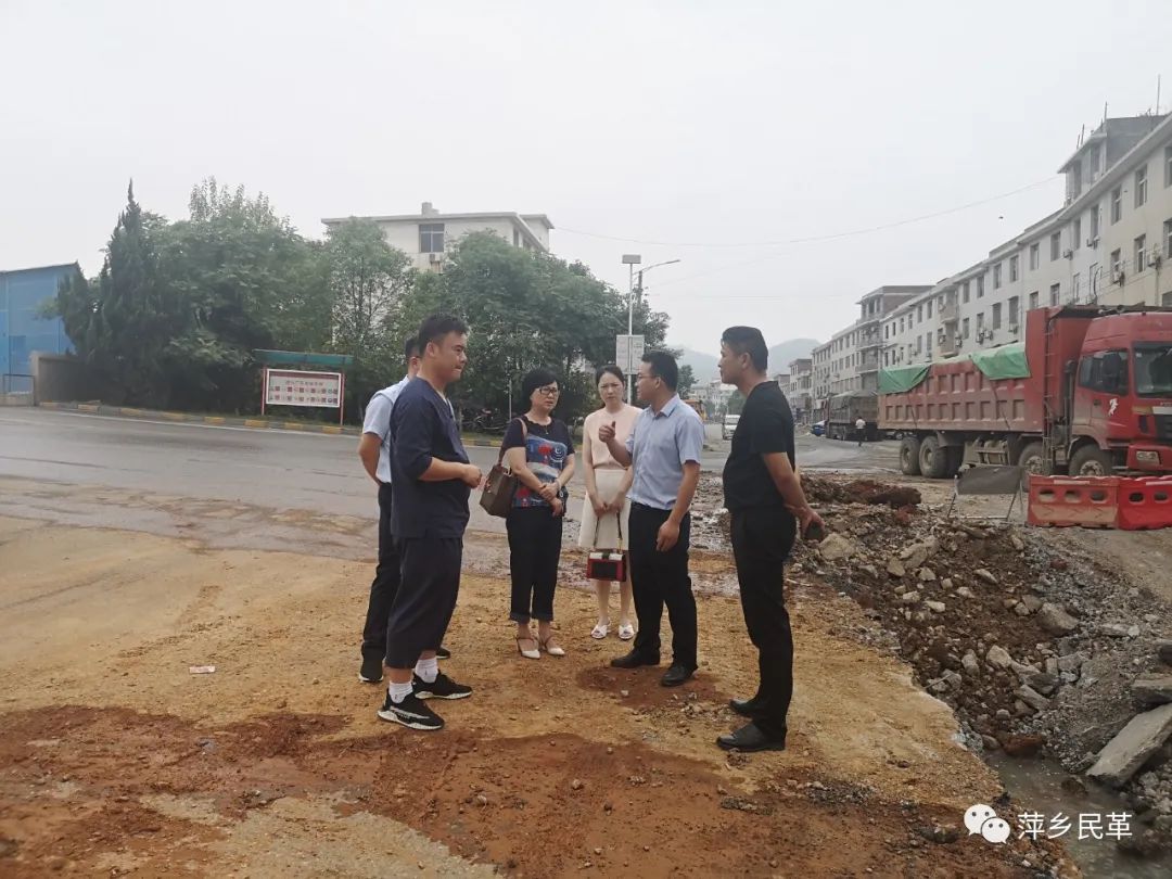 民革萍乡市委会赴上栗县福田镇对接文明城市帮创工作